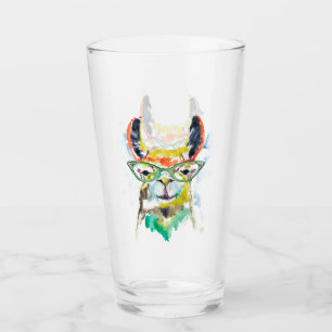 Smarty-Pants Llama Glass