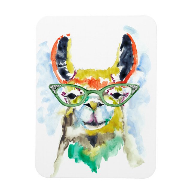 Smarty-Pants Llama Magnet (Vertical)