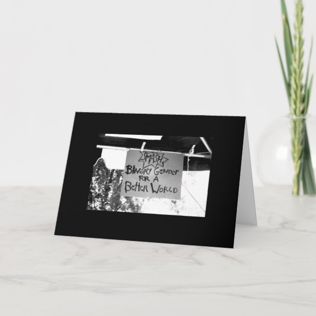 Smash Binary Gender Card (Front)