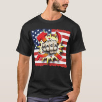 SMASH COMMUNISM Make America Great Again USA Flag