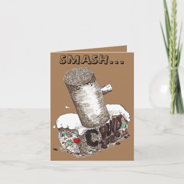 SMASH COVID19 New Years Day colour Holiday Card (Front)