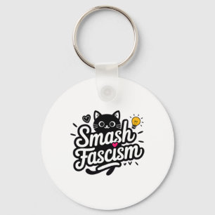 Smash Fascism Resist Fascism For Women  Key Ring