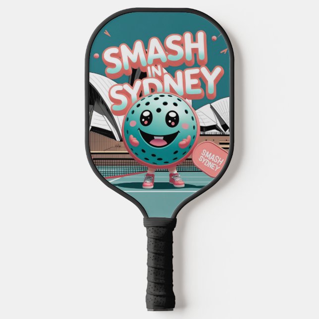 Smash in Sydney – Australia Pickleball Design  Pickleball Paddle (Front)