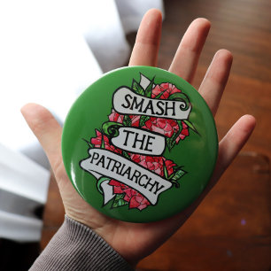 Smash the Patriarchy 6 Cm Round Badge