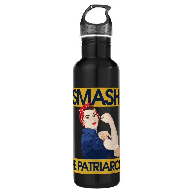Smash the Patriarchy 710 Ml Water Bottle (Front)