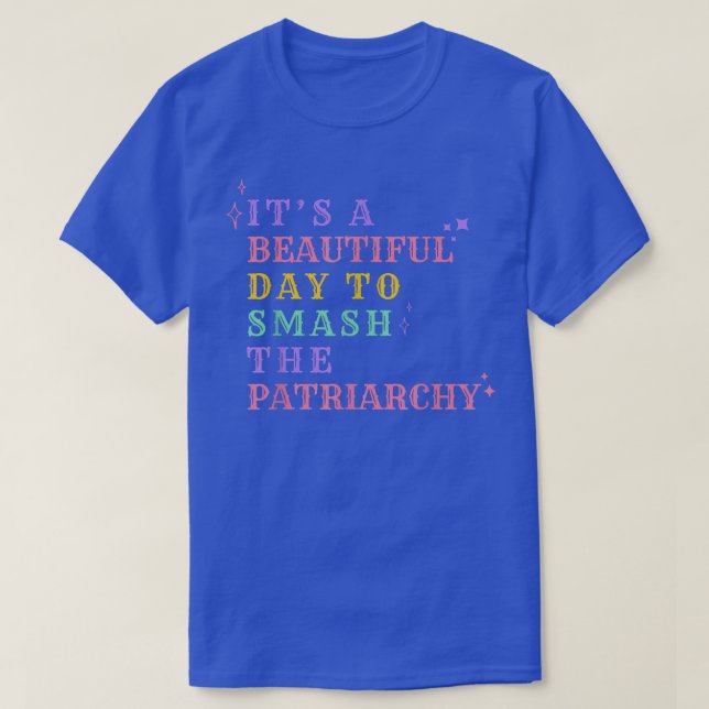 Smash The Patriarchy Clowncore Aesthetic Feminist  T-Shirt (Design Front)
