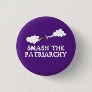 Smash the Patriarchy: Creation of Equality 3 Cm Round Badge