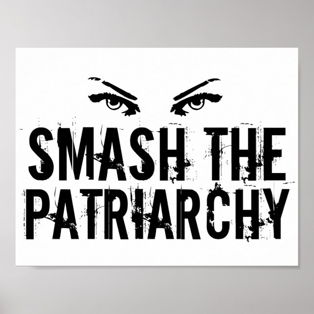 Smash the Patriarchy Feminist Poster (Front)