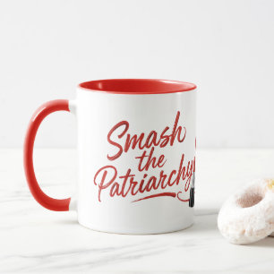 Smash the patriarchy feminist quote mug