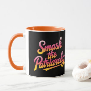 Smash the patriarchy feminist quote mug