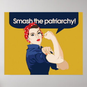 Smash the Patriarchy Feminist Saying Poster