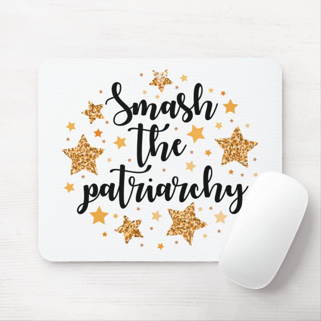 Smash The Patriarchy! Mousepad (With Mouse)