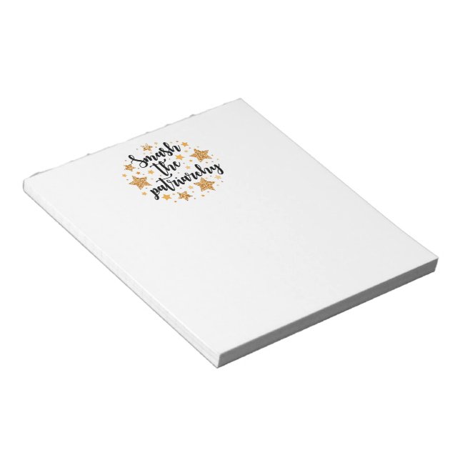 Smash The Patriarchy! Notepad (Angled)