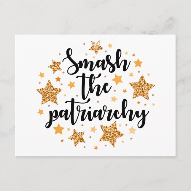 Smash The Patriarchy! Postcard (Front)