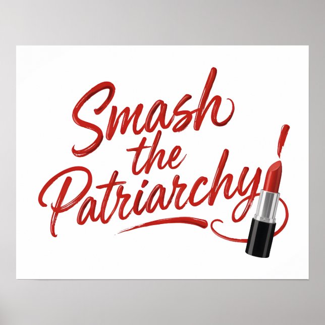 Smash the Patriarchy Poster (Front)