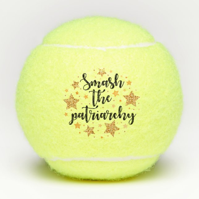 Smash The Patriarchy! Tennis Balls (Front)