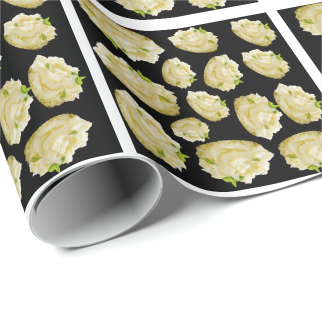 Smashed potatoes pattern  wrapping paper (Roll Corner)