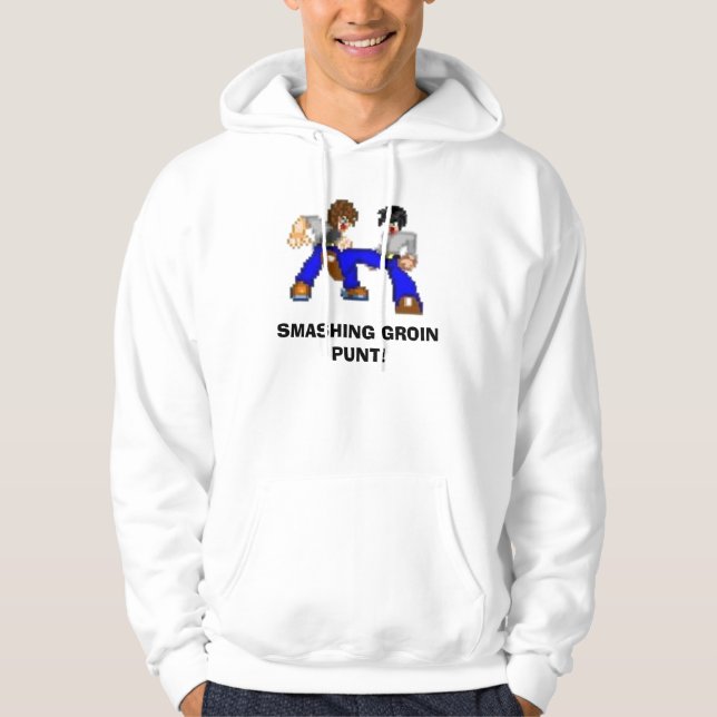 SMASHING GROIN PUNT! HOODIE (Front)