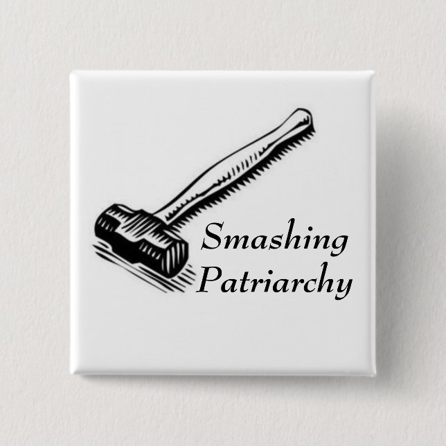 Smashing Patriarchy Pin (Front)