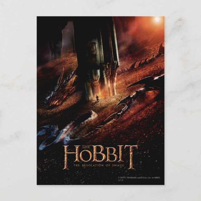 SMAUG™ Encircles BILBO BAGGINS™ Postcard (Front)