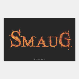SMAUG™ Name Graphic Rectangular Sticker