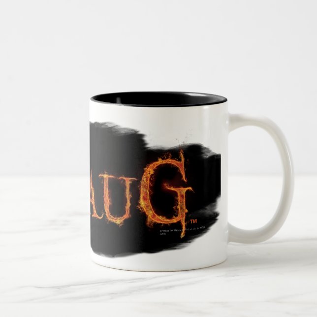 SMAUG™ Name Graphic Two-Tone Coffee Mug (Right)