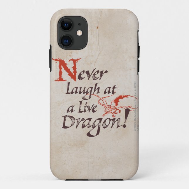 SMAUG™ - Never Laugh At A Live Dragon Case-Mate iPhone Case (Back)