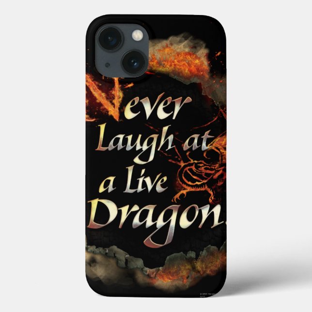 SMAUG™ - Never Laugh Logo Graphic Case-Mate iPhone Case (Back)