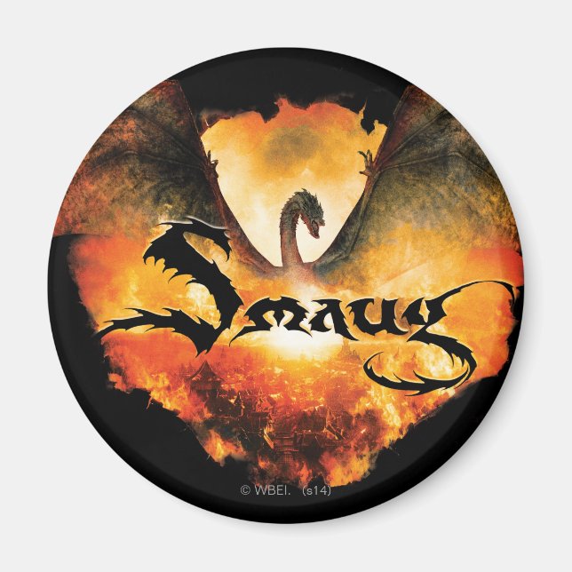 SMAUG™ Over Laketown Magnet (Front)