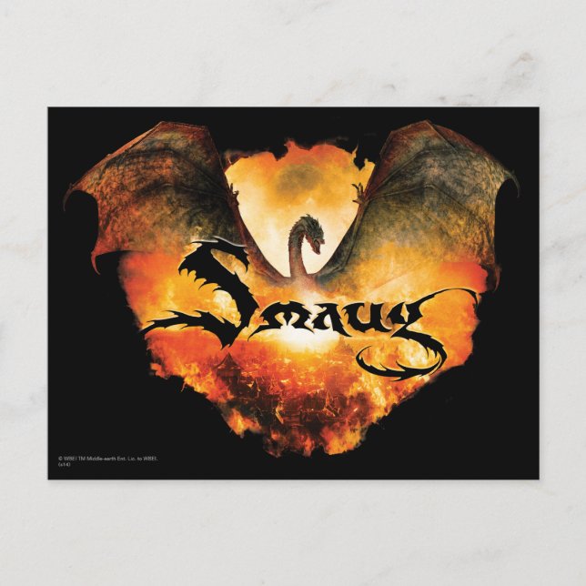 SMAUG™ Over Laketown Postcard (Front)