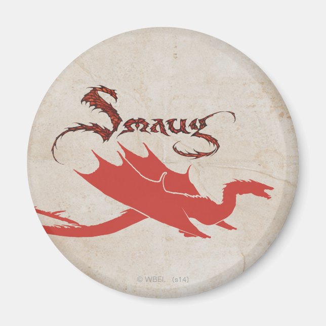 SMAUG™ Silhouette & Name Magnet (Front)