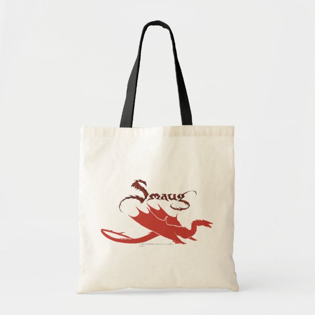 SMAUG™ Silhouette & Name Tote Bag (Front)
