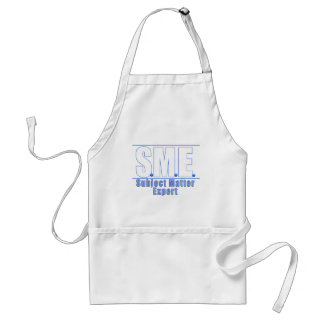 SME LOGO SUBJECT MATTER EXPERT WHITE/BLUE STANDARD APRON
