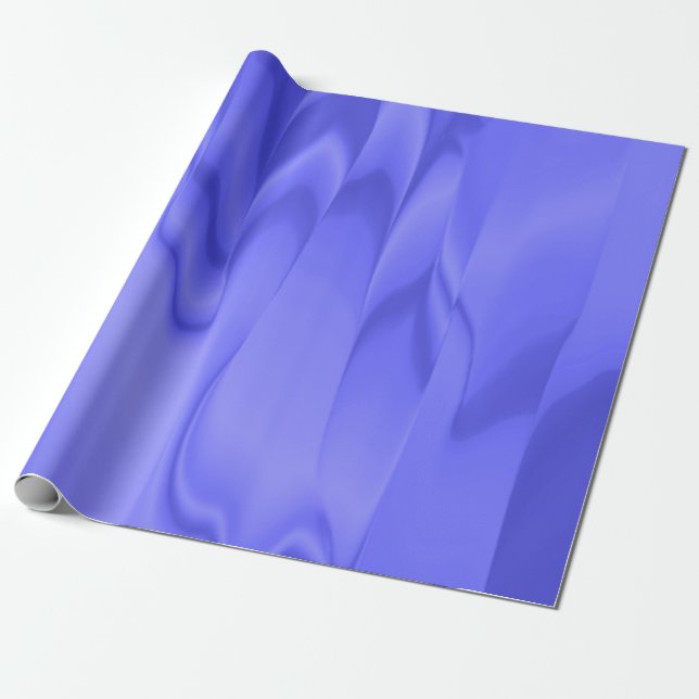 Smeared Blue Wrapping Paper (Unrolled)