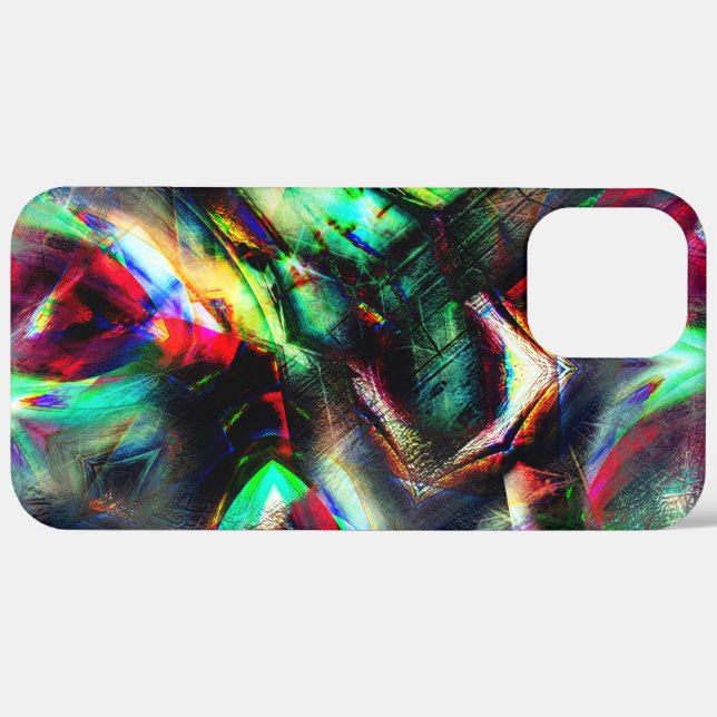 Smeared colourful scratched, red and green command Case-Mate iPhone case (Back (Horizontal))