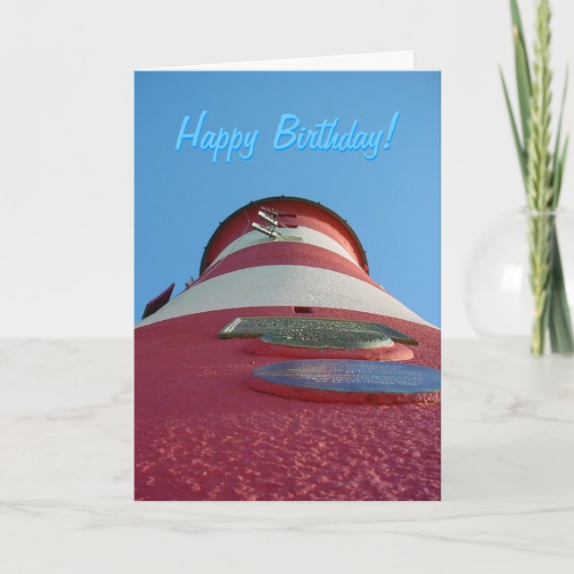 Smeaton's Tower, Plymouth Hoe birthday card (Front)