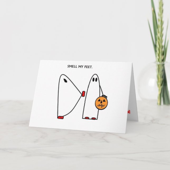 Smell My Feet Card (Front)