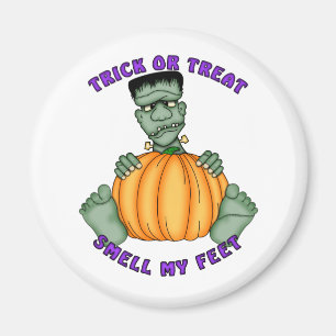 Smell My Feet Halloween Magnet