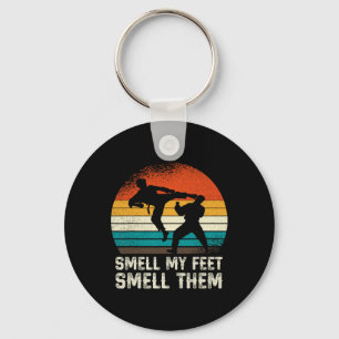 Smell My Feet Smell Them Funny Karate Martial Arts Key Ring