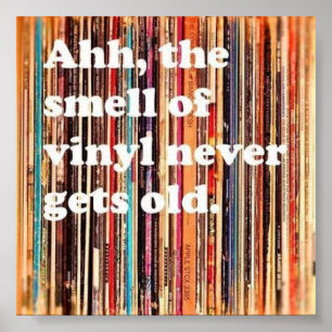 Smell of Vinyl Poster