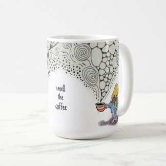 Smell the coffee mug
