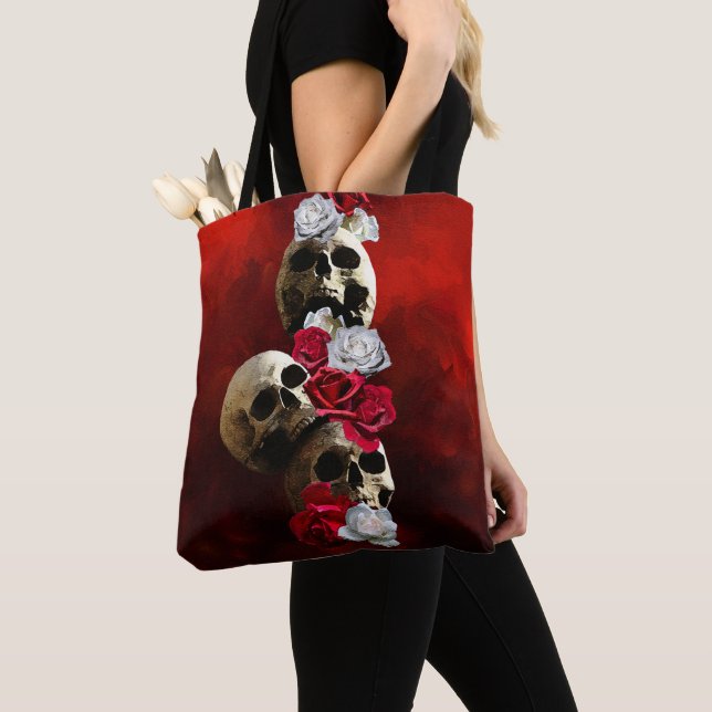 Smell the Roses Tote Bag (Close Up)