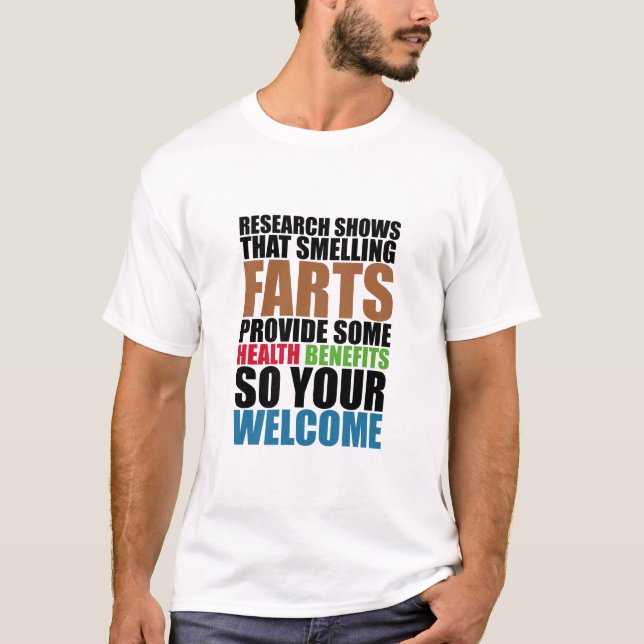 Smelling Farts T-Shirt (Front)