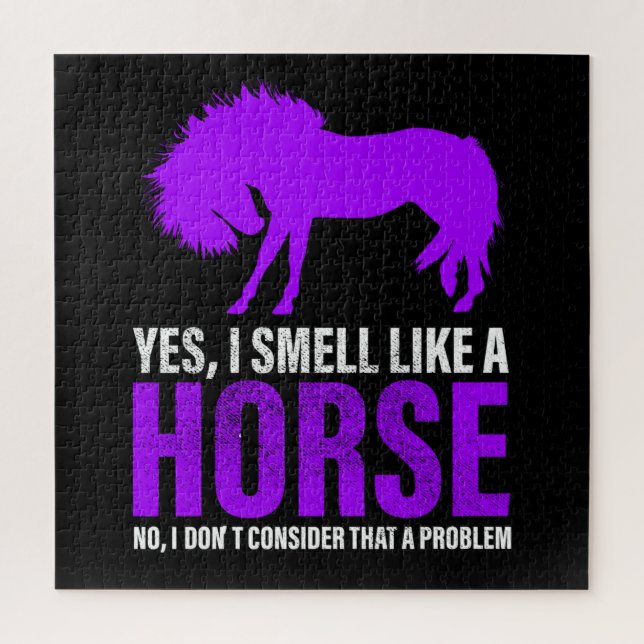 Smelling Like A Horse is No Problem    Jigsaw Puzzle (Vertical)