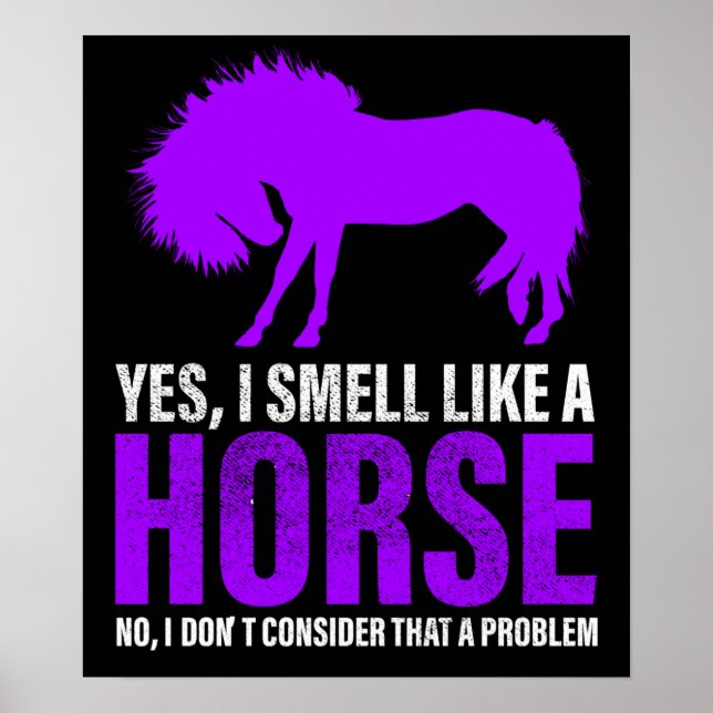 Smelling Like A Horse is No Problem    Poster (Front)