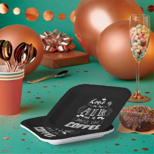 Smells Like Coffee Paper Plate