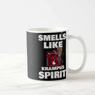 Smells Like Krampus Spirit Christmas Horror Demon Coffee Mug