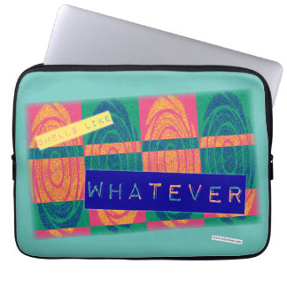 Smells Like Whatever Fun Nineties Sarcastic Art Laptop Sleeve