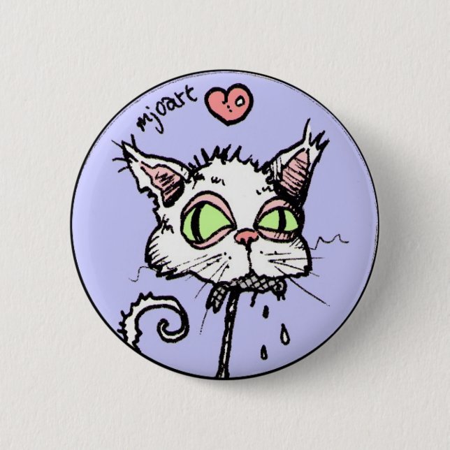 Smelly Cat 6 Cm Round Badge (Front)