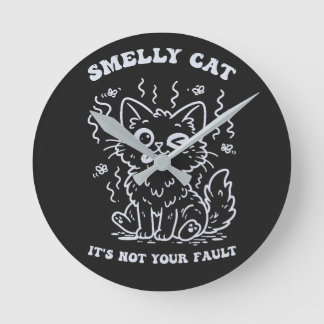 Smelly Cat Iconic Song Round Clock